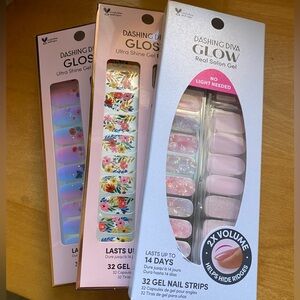 Dashing Diva | NWT Set of 3 nail kits in various patterns